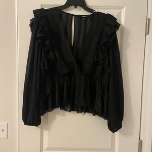 Express long sleeve shirt up